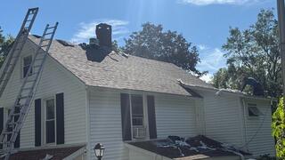 New Shingles Are Installed