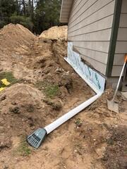 Exterior Waterproofing Completed
