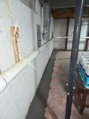 The WaterGuard Drainage System Fully Installed