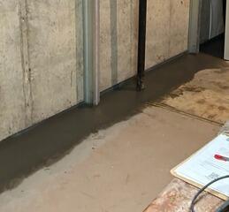 WaterGuard™ is installed with minimal invasion of the slab, and all concrete is restored after installation.