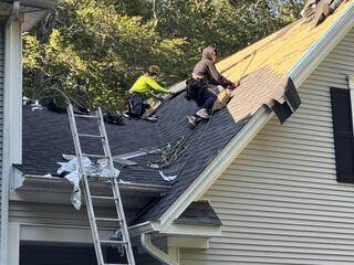 New Shingles Are Installed