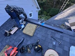 Ridge Vent Is Installed