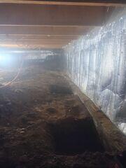 Excavation To Expose Footing And Prepare For Brackets