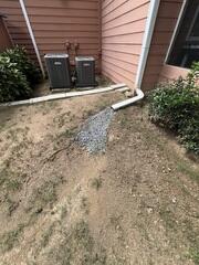 Downspout inspection