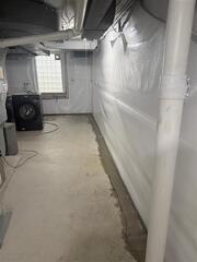 Large Basement Waterproofed
