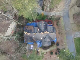 Removing the damaged shingles