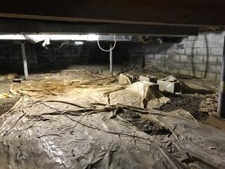 Wet Crawl Space in Georgetown, KY