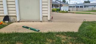 Before Clinton, IA Concrete Leveling