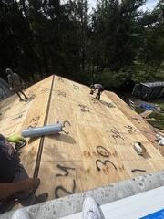 New Plywood Is Installed