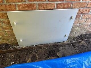 New Crawl Space Door