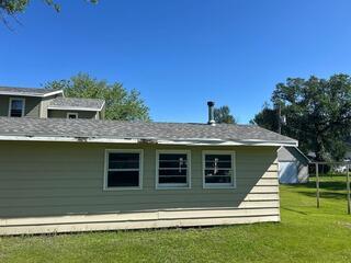 Side of home fascia damage