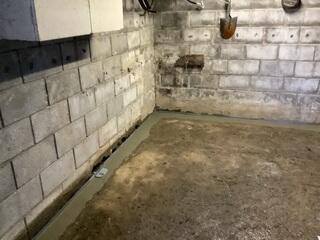 WaterGuard Drainage System Around Basement Perimeter