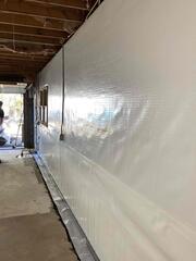 Installing the Interior Drainage System - Boone, NC