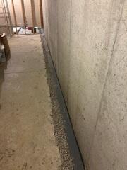 The WaterGuard™ sub-floor drainage system is installed with minimal invasion of the slab, and all concrete is restored after installation.