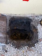 Helical Pier Installation Prep