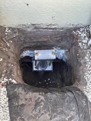 Complete Helical Pier Installation