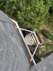 Birds-eye view of the old gutters