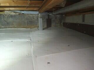 Insulation installed