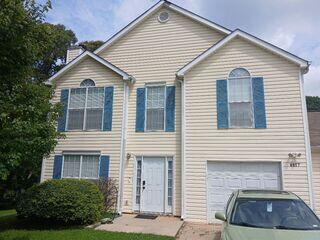 Previous gutters ready for repalcement