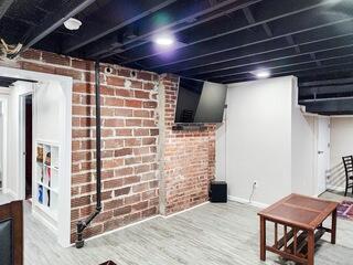 Exposed Brick and Modern Flooring