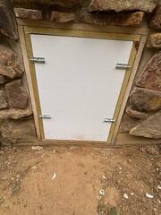 New Crawl Space Door