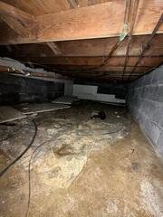 Damp Crawl Space