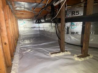 Crawl Space Encapsulation and Structural Reinforcement
