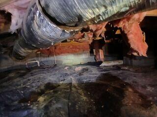 Crawl Space During Inspection