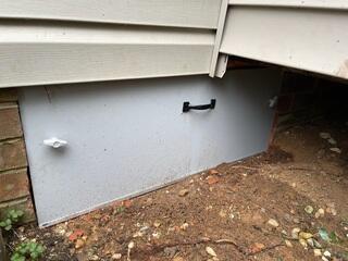 New Crawl Space Door