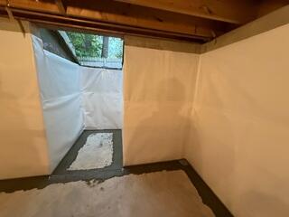 Waterproofed Bulkhead in Lisbon Falls, Maine