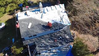 New Shingles Are Installed