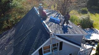 Ridge Vent Is Installed