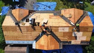 New Plywood Is Installed