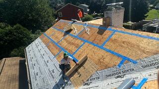 Seams Are Taped & Time for Underlayment