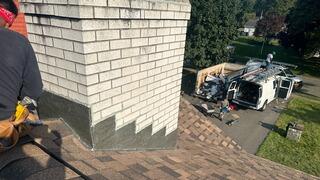 New Flashing on the Chimney