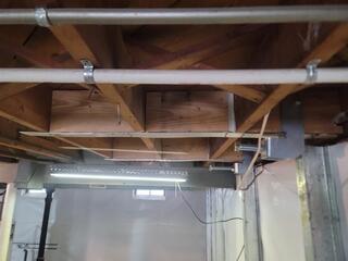 PowerBraces Installed Against the Shifting Wall