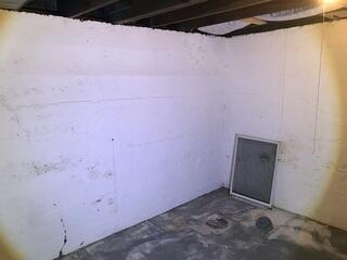 Stained Existing Walls