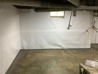 CleanSpace Basement Wall Encapsulation
