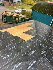 Ice & water shield is applied