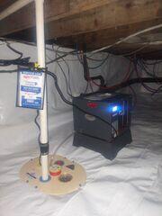 After Installation - The SuperSump And SaniDry Sedona!