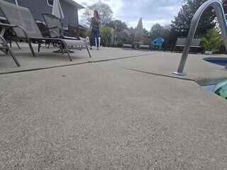Uneven Concrete Pool Deck Repair In Succasunna, NJ
