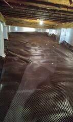 Installing the Drainage Matting Layer