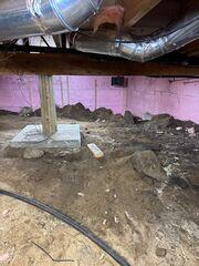 From a problematic crawl space to a dry, insulated space in Rivière-Rouge, Quebec