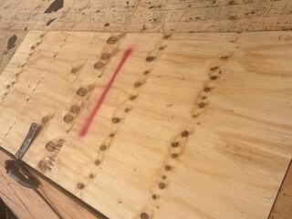 New Plywood Is Installed