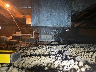 Moisture Issues in Bellbrook, OH, Crawl Space