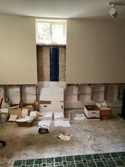 During Window Well Duct Install