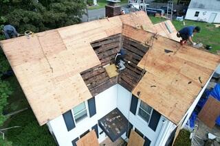 New Plywood Is Installed