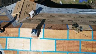 Seams Are Taped & Ice and Water Shield Is Installed