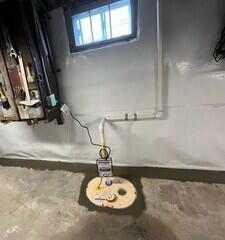 Unfinished Basement Waterproofing in Cranston, RI