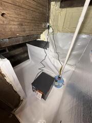 Crawl Space Waterproofed